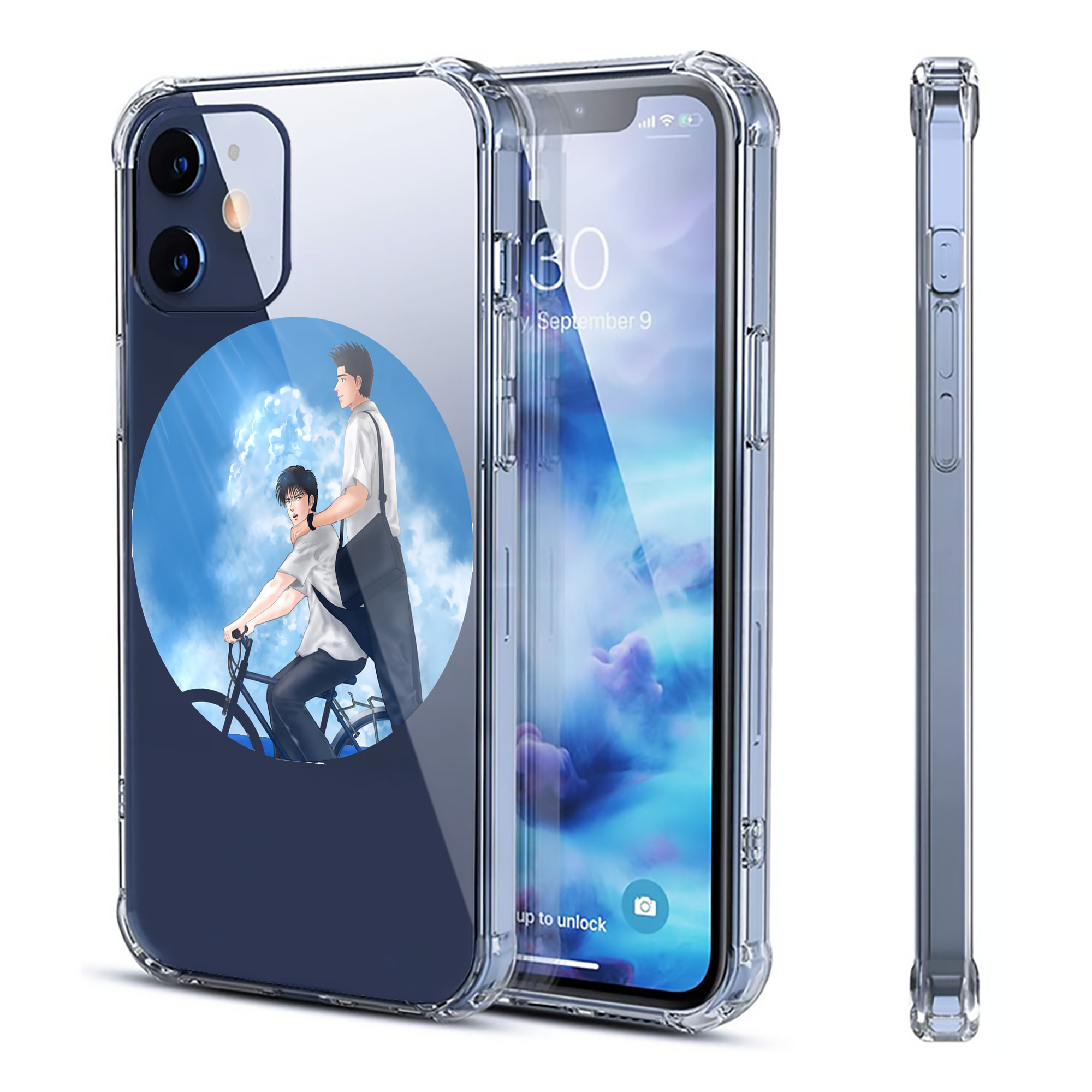 （画像用） SLAM DUNK／スラムダンク 【iPhone 12シリーズ対応】透明スマホケース（クリアソフトケース）